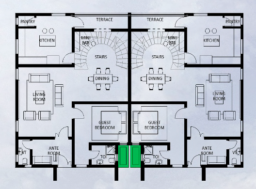 Semi-detached Floor Plan